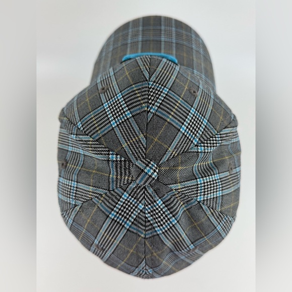 HOOey Plaid Baseball Hat/Cap, Embroidered Logo, Unisex Size S/M - Picture 8 of 11
